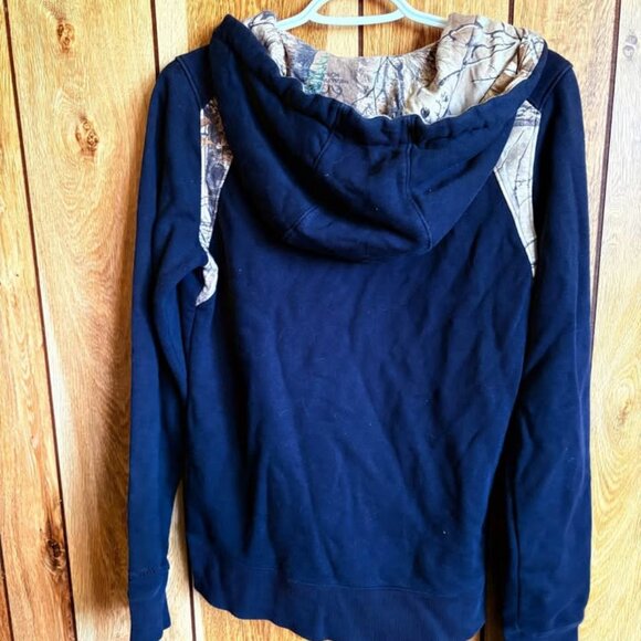 Under Armour Black Camo Accent Full-Zip Hoodie – Women’s Medium - Picture 2 of 3